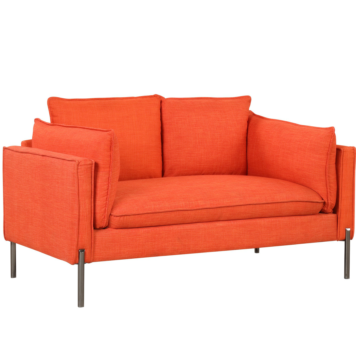 GZMWON 55.76" Upholstered Modern Living Room Sofa Comfy Couch Wayfair